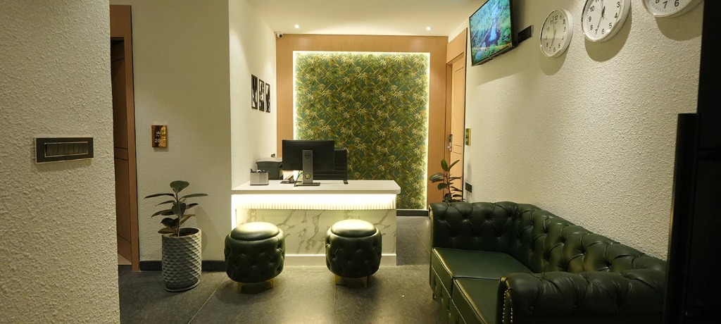 BKS Grand Hotel interior view in Kodigehalli, Bengaluru