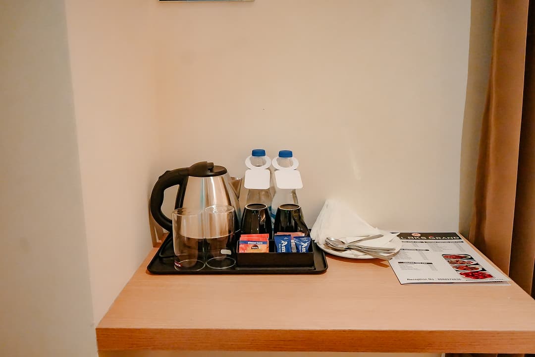 Amenities in Premium triple room at BKS Grand Hotel, Kodigehalli, Bengaluru