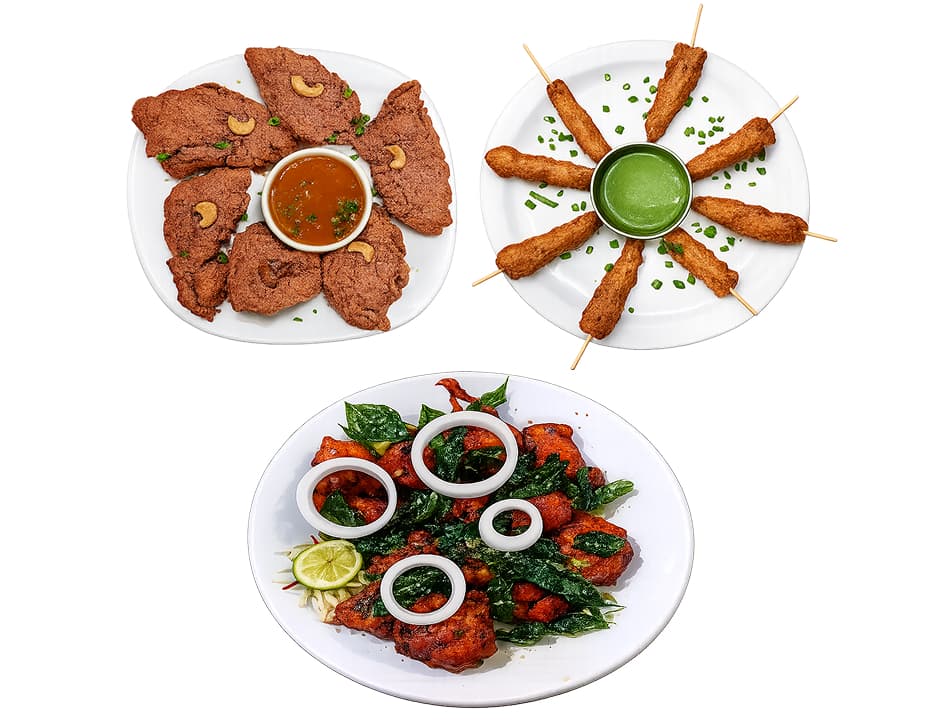 dishes served at BKS Grand Hotel restaurant