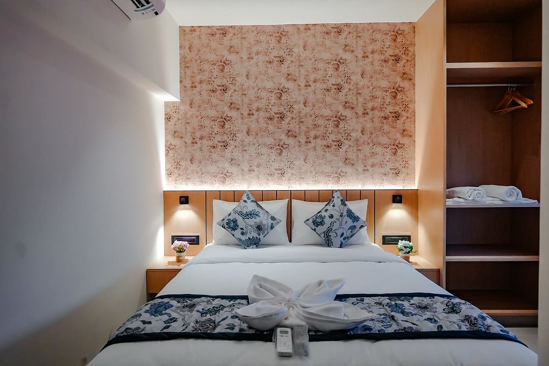 Frontview of Standard double room at BKS Grand Hotel, Kodigehalli, Bengaluru